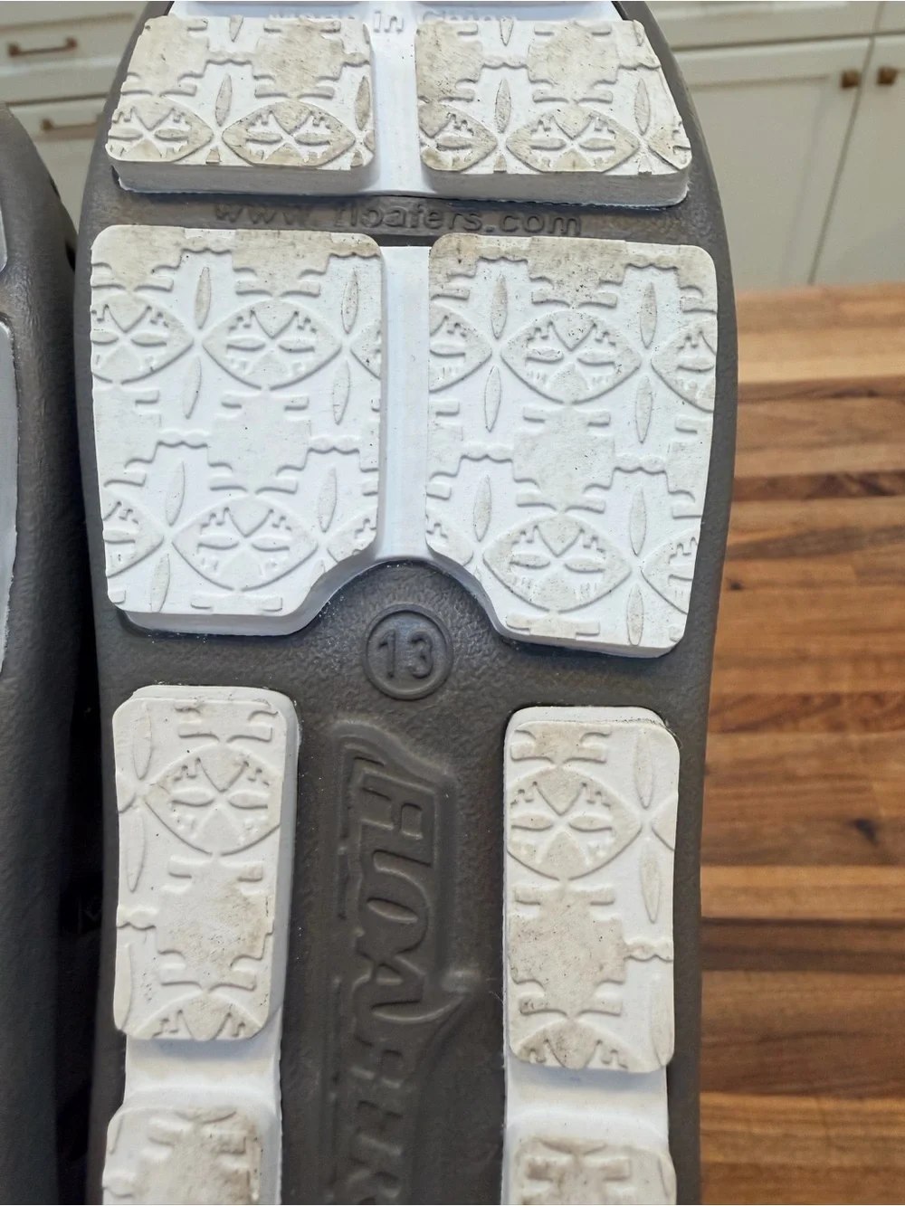 Floafers Prodigy Driver in Slate Gray / White - Size 13